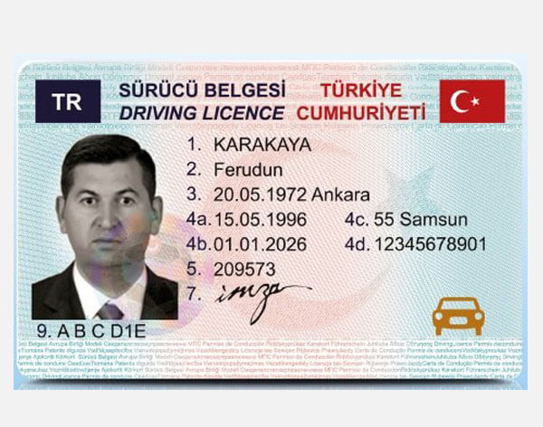 Tureckie Prawo Jazdy - (Sürücü Belgesi)
