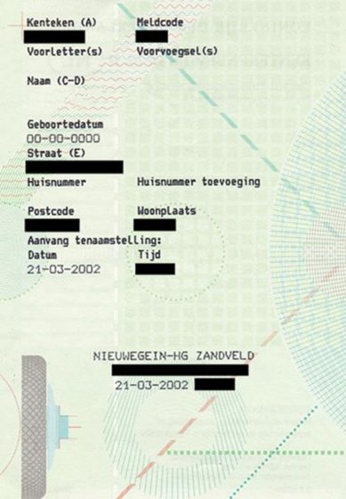 dokumenty samochodowe z Holandii tłumaczenie