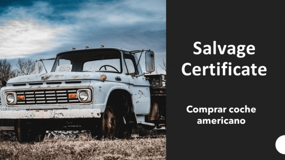 Salvage Certificate - comprar coche americano sin salir de casa. Traduce todos tus documentos online. Pide presupuesto gratuito y sin compromiso.