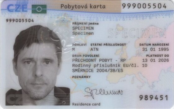 Tłumaczenie czeskiej karty pobytu