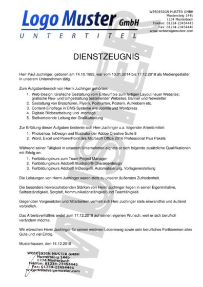 Tłumaczenie austriackiego świadectwa pracy