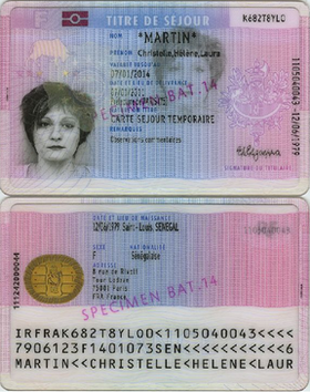 Francuska Karta Pobytu Tymczasowego (Carte de séjour temporaire) - tłumaczenie przysięgłe