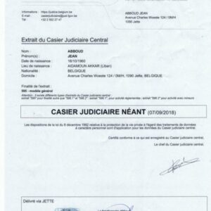 Tłumaczenie francuskiego zaświadczenia o niekaralności