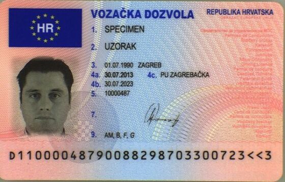 Tłumaczenie chorwackiego prawa jazdy