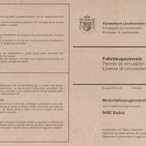 Tłumaczenie liechtensteinskich dokumentów samochodowych