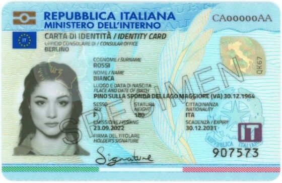 Tłumaczenie włoskiego dowodu osobistego