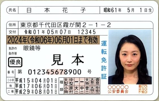Tłumaczenie japońskiego prawa jazdy