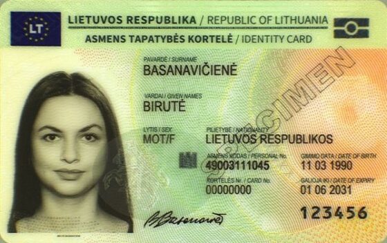 🇱🇹 Dowód osobisty z Litwy – tłumaczenie przysięgłe na język polski