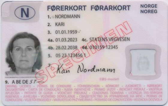 tłumaczenie norweskiego prawa jazdy