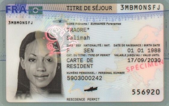 Tłumaczenie francuskiej karty pobytu