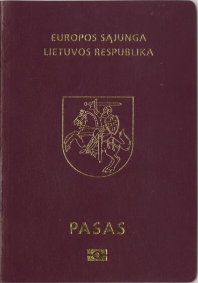 tłumaczenie litewskiego paszportu