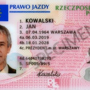 Tłumaczenie polskiego prawa jazdy