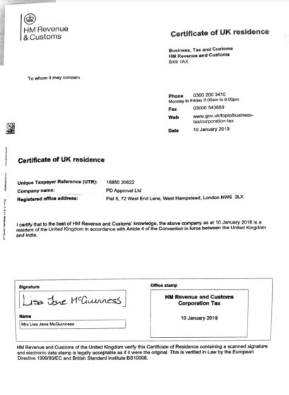 Angielskie Zaświadczenie o Zamieszkaniu (tłumaczenie na polski)