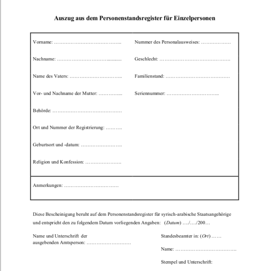 Tłumaczenie austriackiego zaświadczenia o stanie cywilnym
