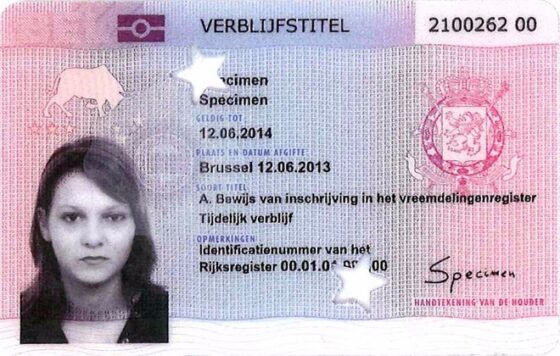 tłumaczenie holenderskiej / niderlandzkiej Karty Pobytu