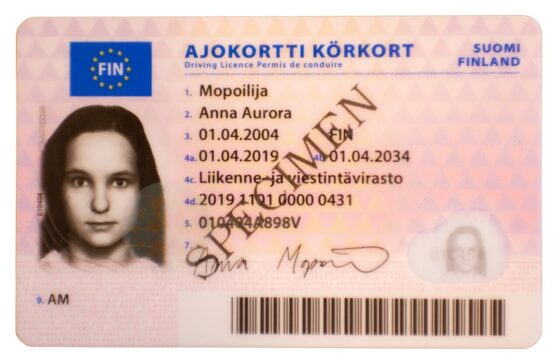 Tłumaczenie fińskiego prawa jazdy