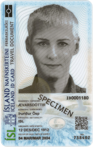 Islandzki Dowód Osobisty (tłumaczenie na polski)