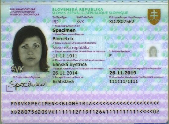 Tłumaczenie słowackiego paszportu