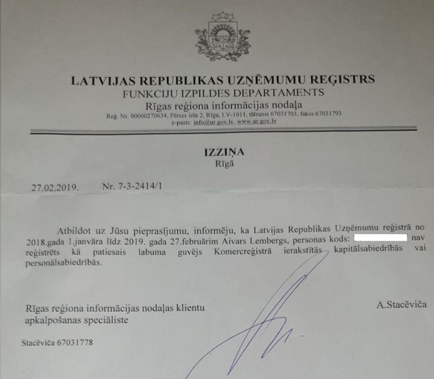 🇱🇻 Wyciąg z rejestru / KRS z Łotwy – tłumaczenie przysięgłe na język polski