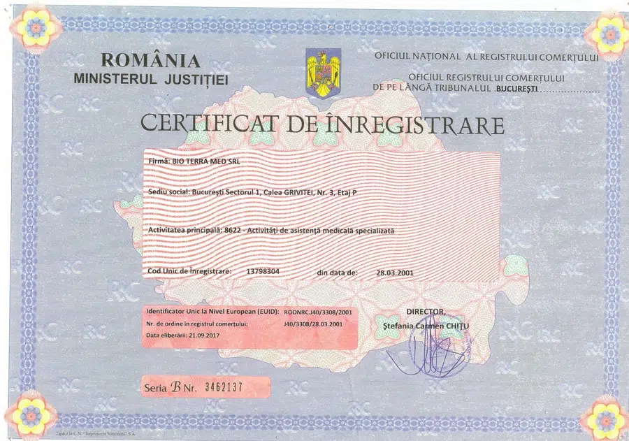 🇷🇴 Wyciąg z rejestru / KRS z Rumunii – tłumaczenie przysięgłe na język polski