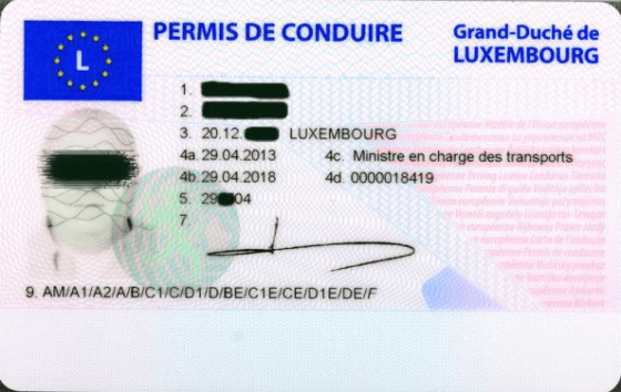 Luksemburskie Prawo Jazdy (Permis de conduire/Führerschein) - tłumaczenie przysięgłe