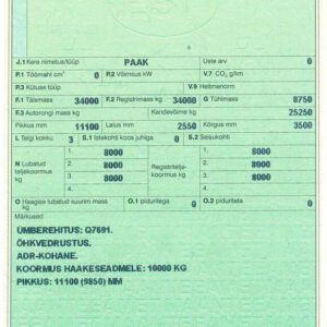 Estońskie dokumenty samochodowe, Autodokumendid