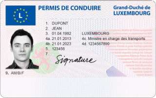 Luksemburskie prawo jazdy