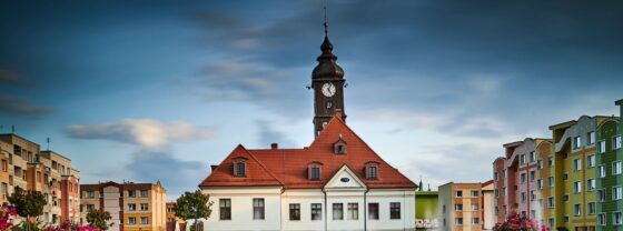 Rynek w Lubinie, w którym ma działalność biuro tłumaczeń Lubin, Linguaforum.