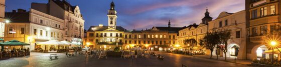 Stary Rynek w Cieszynie, gdzie znajduje się Biuro Tłumaczeń Cieszyn Linguaforum.