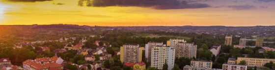 Panorama Chrzanowa, gdzie znajduje się Biuro Tłumaczeń Chrzanów.