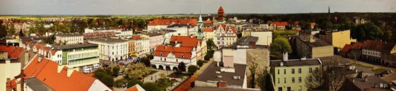 Panorama miasta Kluczbork, gdzie znajduje się Biuro Tłumaczeń Kluczbork.