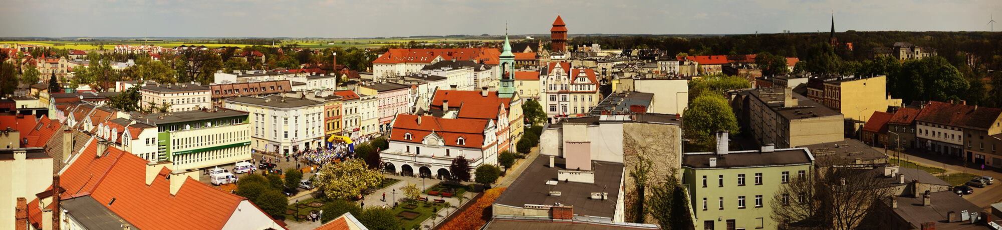 Panorama miasta Kluczbork, gdzie znajduje się Biuro Tłumaczeń Kluczbork.
