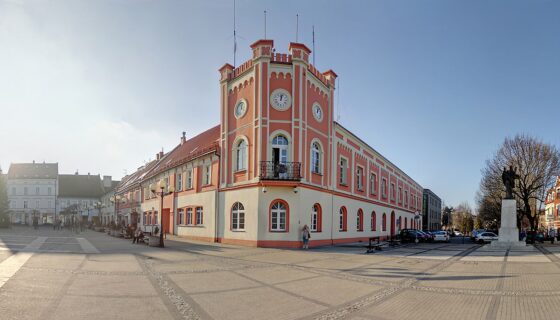 Widok na budynek w Mikołowie, gdzie działa Biuro tłumaczeń Mikołów