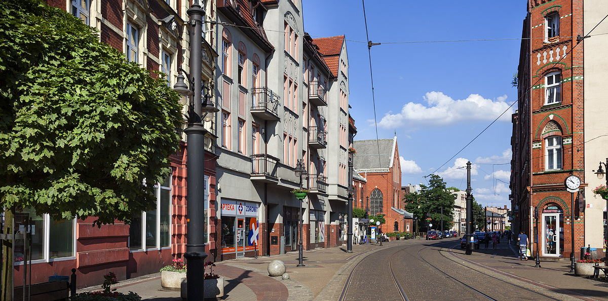 Widok na miasto Świętochłowice, gdzie działa Biuro tłumaczeń Świętochłowice