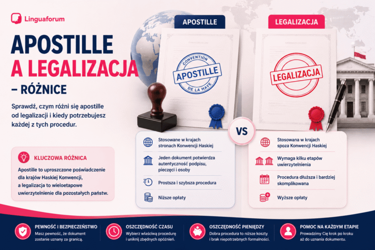 Apostille a legalizacja – czym się różnią?