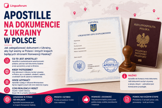 Apostille na dokumencie z Ukrainy używanym w Polsce