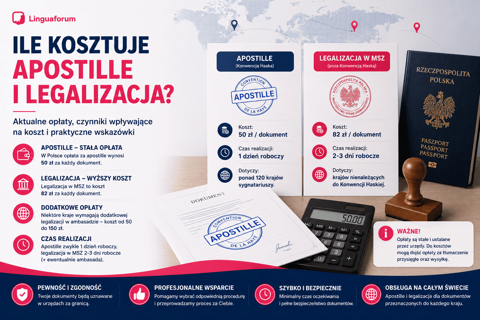 Ile kosztuje apostille i legalizacja dokumentu?